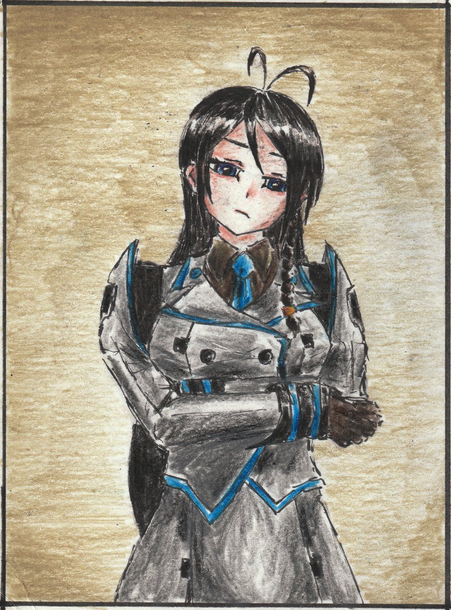 Domisan4's tweet photo. #OC for #MuvLuv #MLA #MuvLuvAlternative Maria Kravshik, Ayla Desert, Mitsuko Isii and Eyrich Kelner. https://t.co/J9f0K4B1Eu