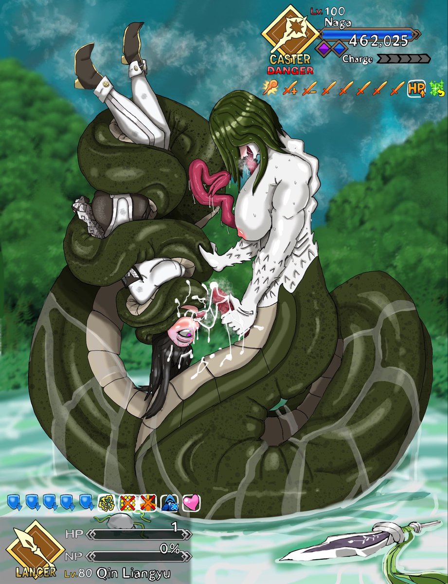 Jacksazan3's tweet photo. Qin Liangyu x Naga [EN HUD] https://t.co/Y50loB89Cg