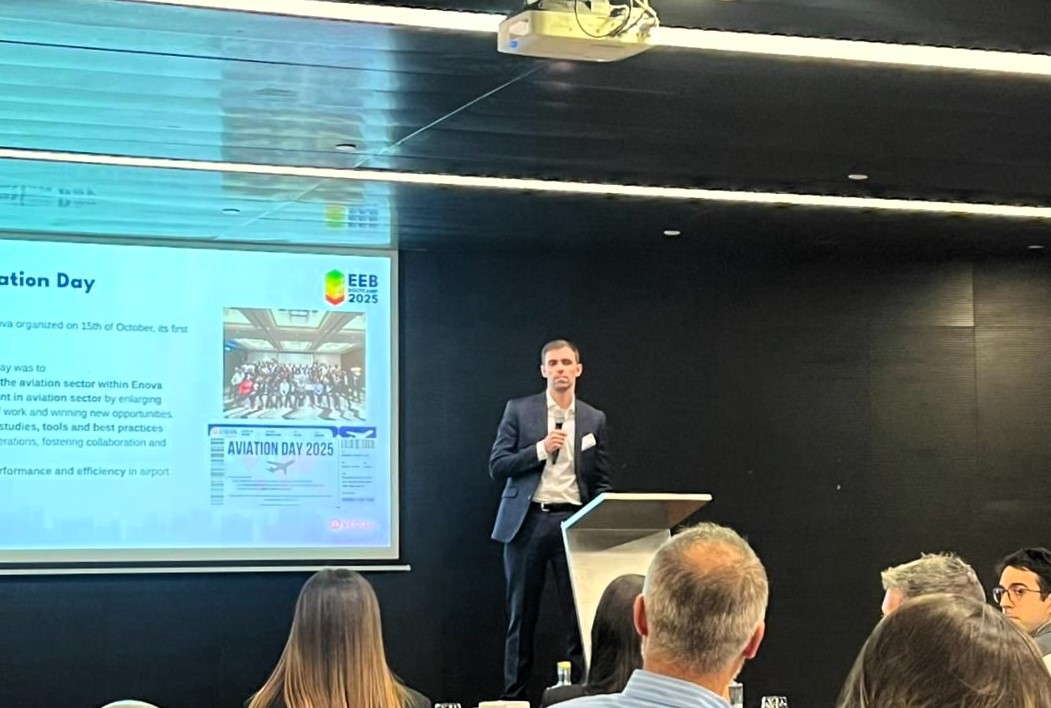 Enovame's tweet photo. Driving #Sustainability in line with @Veolia's #GreenUp Strategy! #Enova is proud to be recognised with the #DigitalGrowth Award during #Veolia's #EnergyEfficiency for Buildings Awards #EEB, reflecting our contribution to #DataDriven energy efficiency and #SustainableOperations https://t.co/S3z8J18Z3T