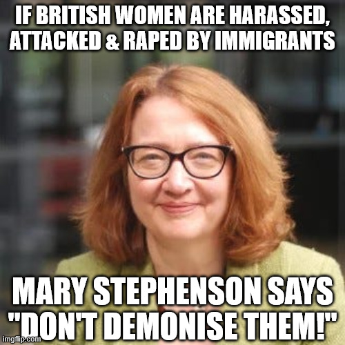 <a href="/BGatesIsaPyscho/">Concerned Citizen</a> Mary Stephenson is menopause-brained, dried up old communist! No wonder globalist puppet Starmer appointed her!

&amp; this old battle-axe is trying hard to impress her new boss on her first day.

British women &amp; girls live in FEAR everyday!