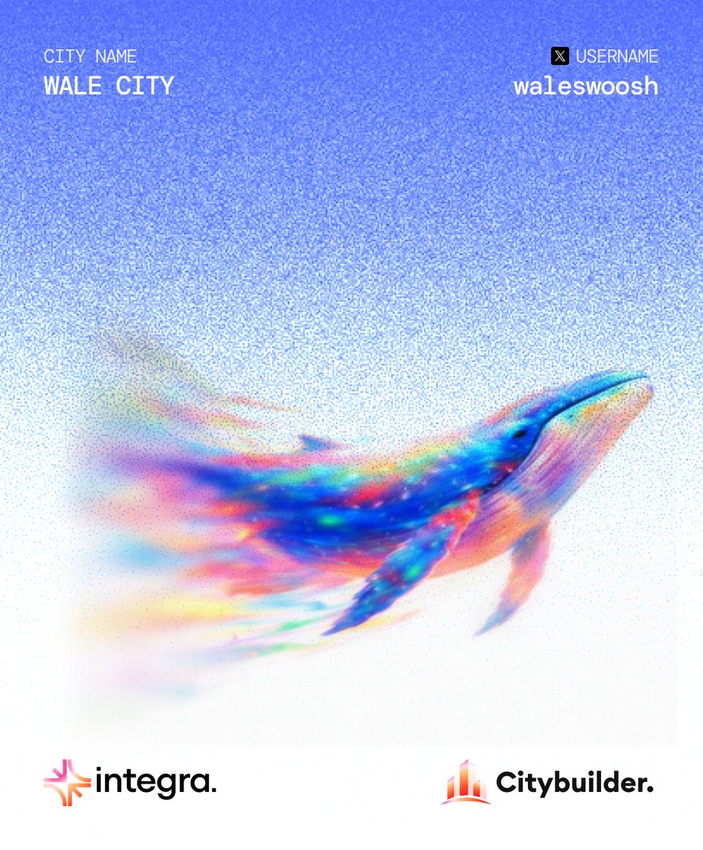 mid3python's tweet image. The first 3 cities on @integra_layer have been announced and they belong to @Zeneca @waleswoosh and @PixOnChain 

This signals collaboration with some of the top names in the web3 ecosystem. Once again, the @integra_layer team is making the right moves. 

That said, which City…