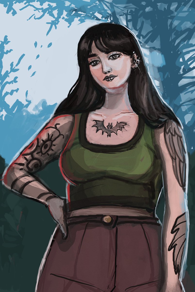 От вони зліва-направо: Нюта, Віта та Наталі для <a href="/public_mental/">Морґана ле Слей🇺🇦 любить кота Шпротика</a> і її збірки ТвояН.
#characterart #bookillustration