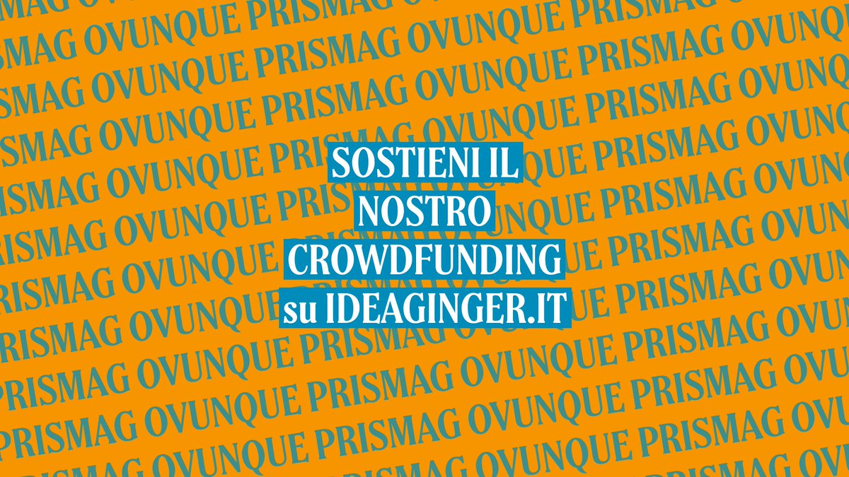 Quest'anno abbiamo fatto tanti volumi, podcast, incontri, tentativi e vittorie.  
È stato intenso, non vogliamo finisca.  

Vogliamo arrivare OVUNQUE, ma non possiamo farlo da soli.  
Sostieni il nostro crowdfunding e scegli la tua ricompensa su ideaginger.it/progetti/prism…