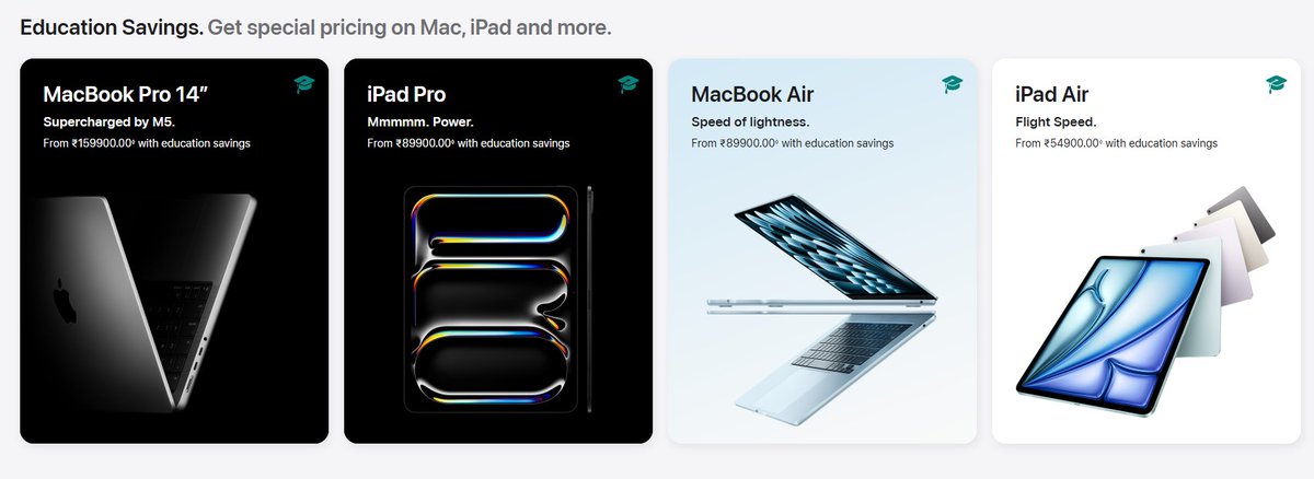 ash_twtz's tweet image. Not using your student ID for Laptops and Electronics would be the biggest sin ever 💀. These are the things your college ID can get for you :

&amp;gt; Apple - Discounted pricing on almost every apple product like MacBooks, iPads and more.

&amp;gt; Samsung - Student plans with discounts on…