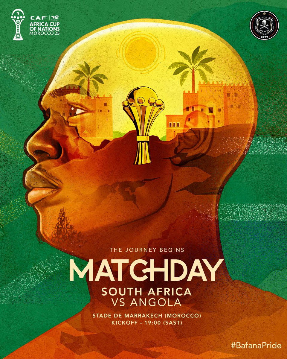 orlandopirates's tweet photo. 𝐌𝐀𝐓𝐂𝐇𝐃𝐀𝐘

All in behind #BafanaBafana 🇿🇦

⚫⚪🔴⭐
#OrlandoPirates
#OnceAlways
#BafanaPride
#AFCON2025 https://t.co/ntwQ2EcLsv