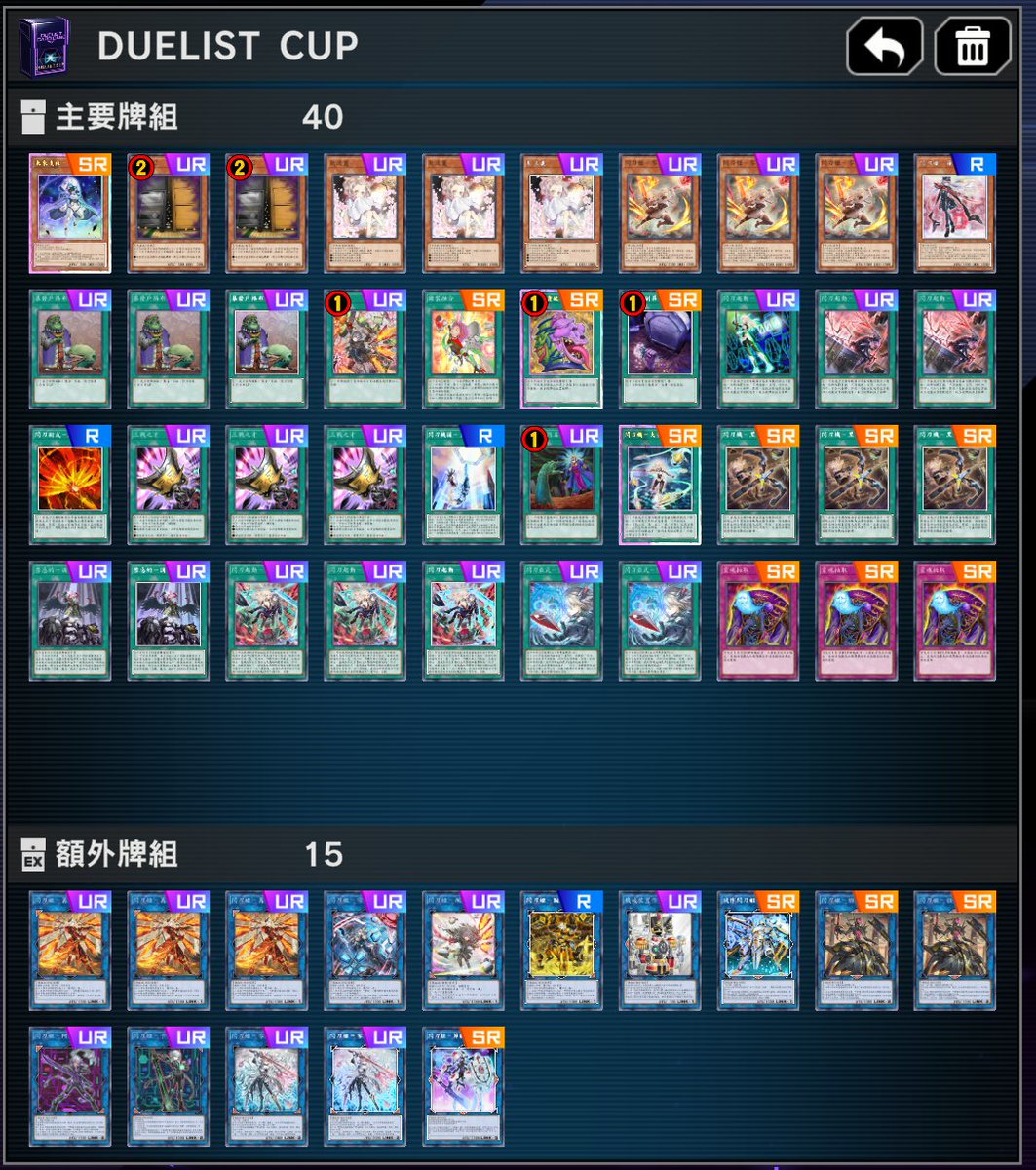 12月DC
最終DP:59045
使用牌組：閃刀姬 
總場數：254 先攻率47.6% 勝率61.4% 
先：98-23 勝率81% 
後：58-75 勝率43.6%
感覺理解是對的，但先手率略低，場數也偏少
最後決定保高分銀的賽季積分，沒有繼續打
59K是我的極限不是閃刀姬的，只能說可惜了，沒能帶閃刀姬走更遠。