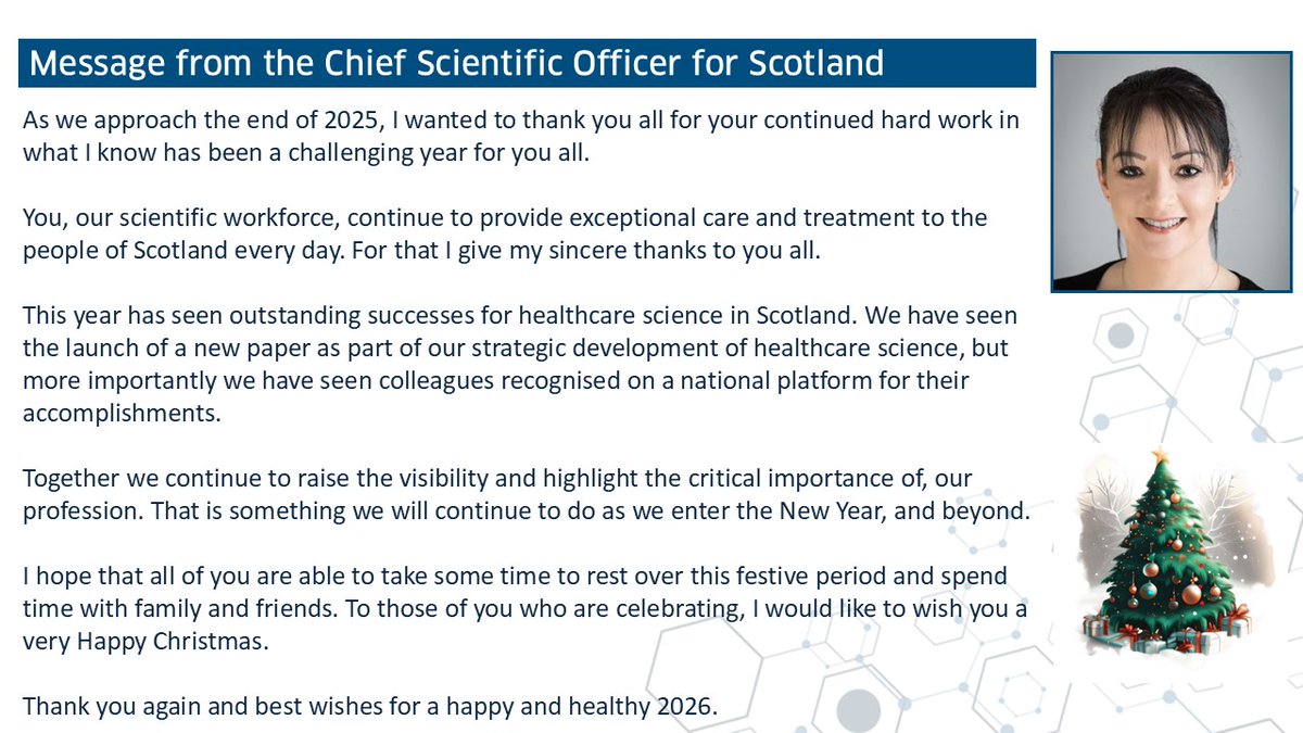 Healthcare Science Scotland tweet media