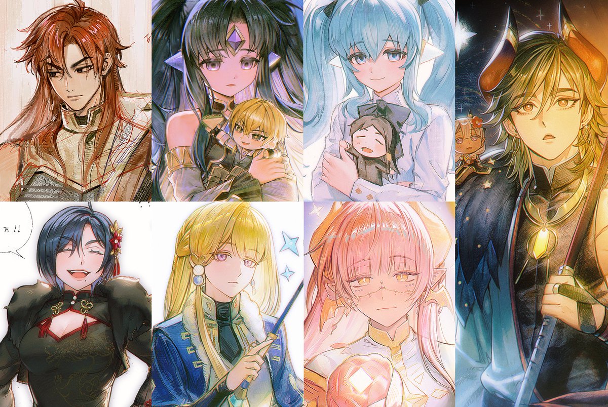 이건 애정캐들 그렸던거 올해 모음..
담해는 다른 캐들도 그려보고 싶네요☺️