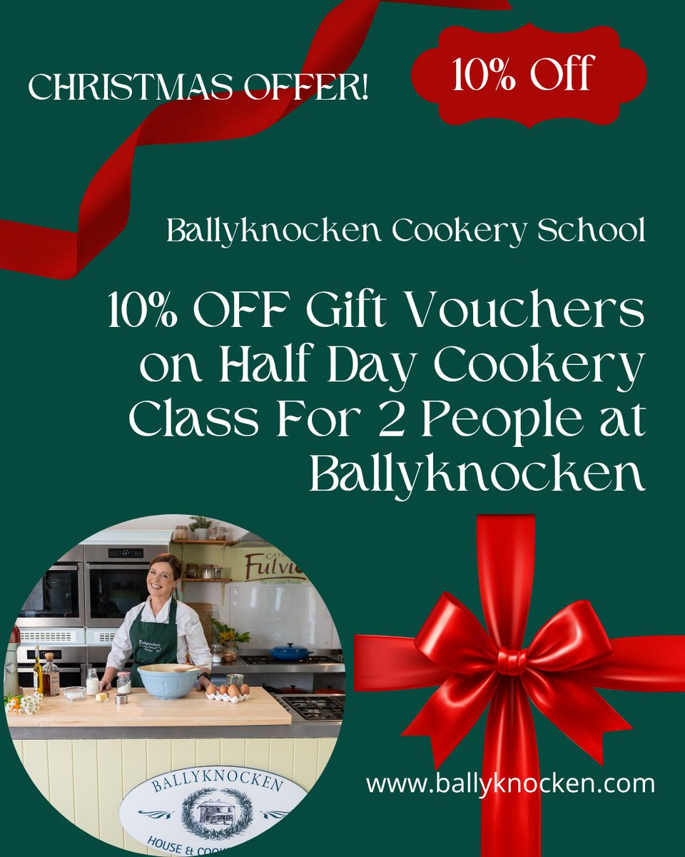 Cfulvio's tweet image. Looking for a last-minute gift for the food lover in your life?

Treat them to a hands-on culinary experience at our Cookery School.

Get 10% off when you purchase a Cookery Class gift voucher for two 👉 is.gd/GFg8nG

#CookingClass #GiftVouchers #ad