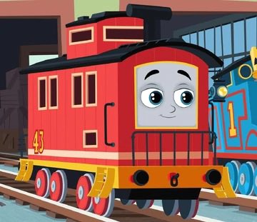 DailyThomas17's tweet image. The islands brave number 43! Your Thomas Character of the Day is… Bruno the Breakvan‼️