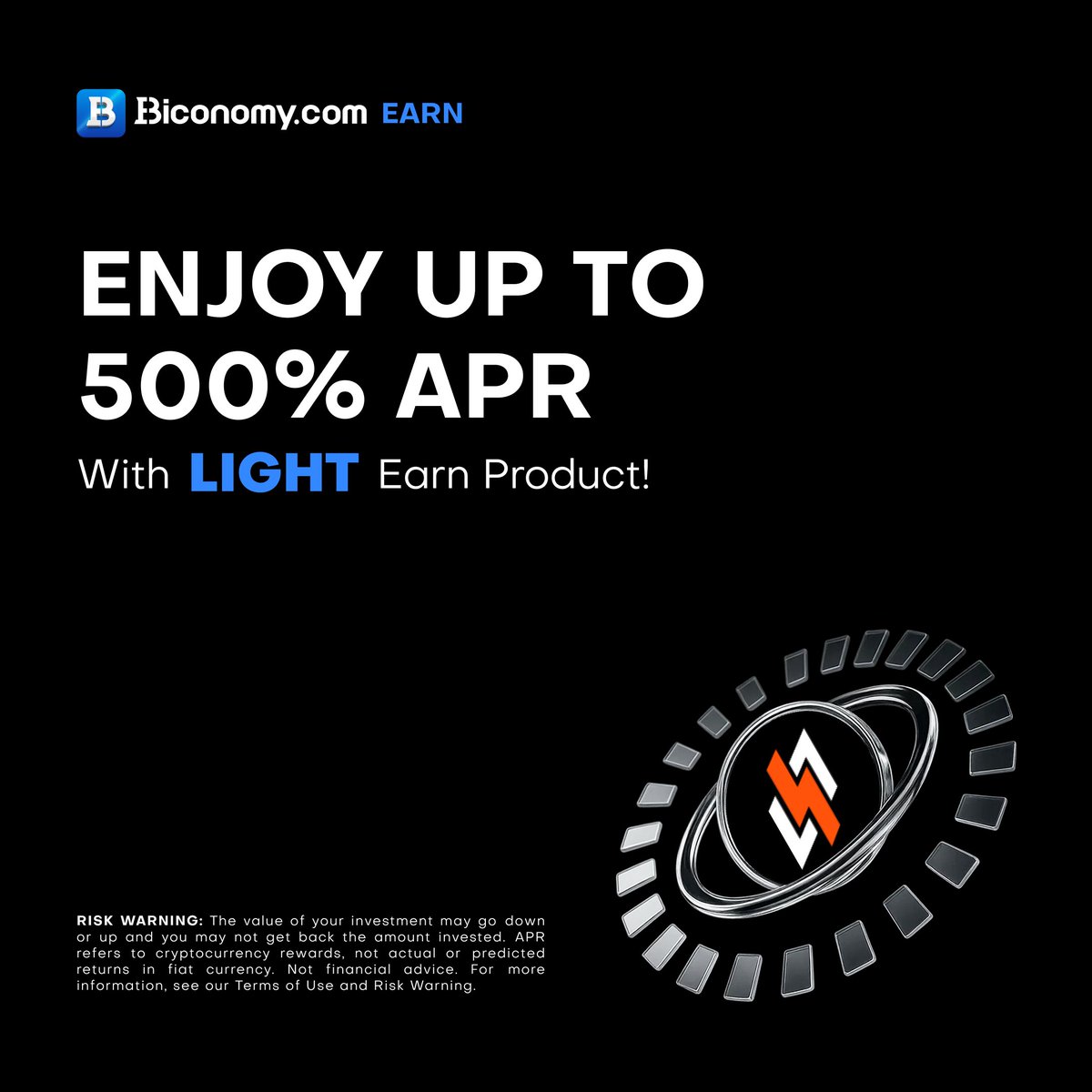 BiconomyCom's tweet image. 🚀 Biconomy.com Earn - #Bitlight Products: Enjoy Up to 500% APR in Rewards! 🚀
 
 Earn is pleased to announce an update on @BitlightLabs . Subscribe to #LIGHT on  Earn Products during the Promotion Period to get up to 500%