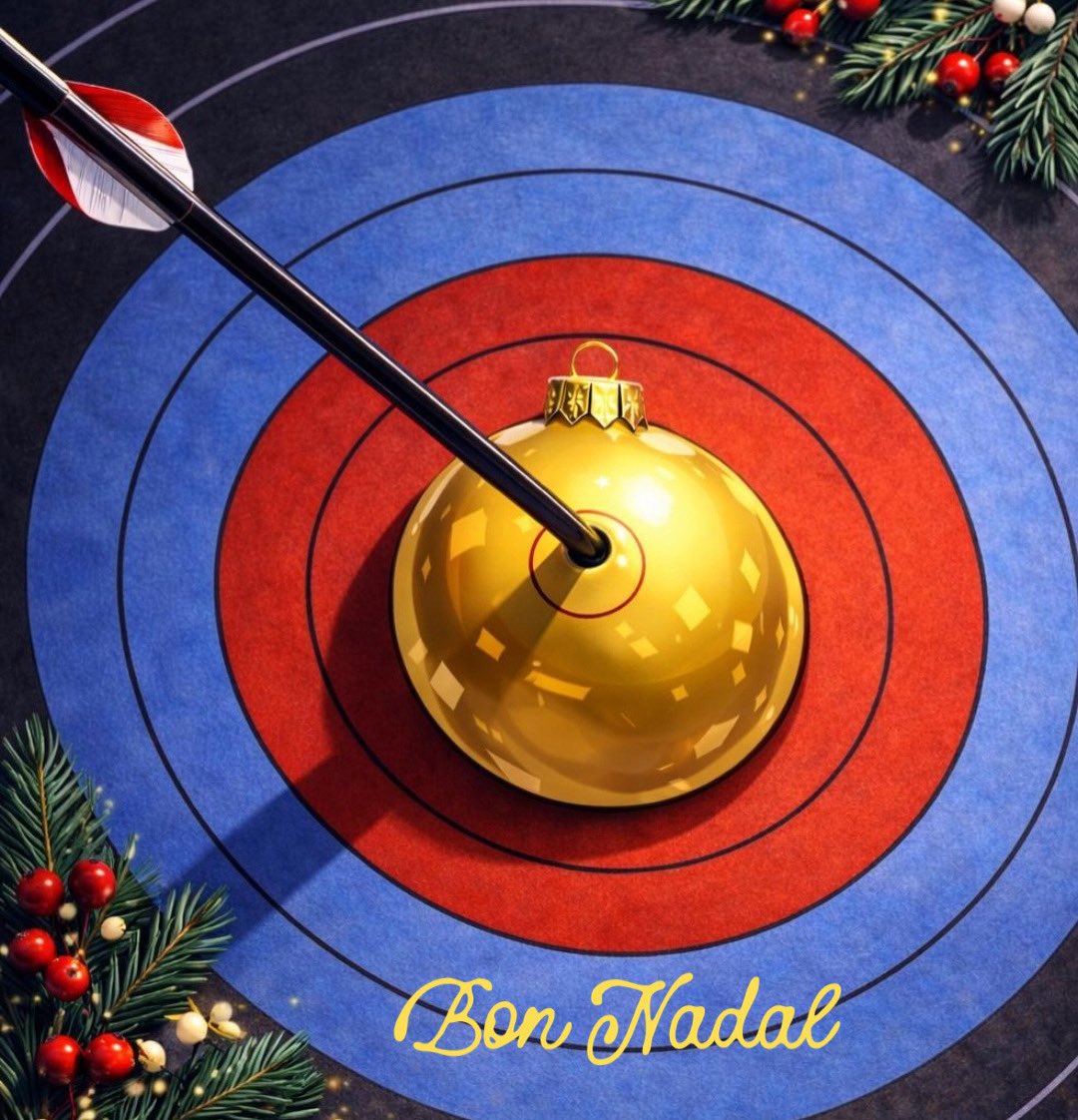 La FCTA us envia els millors desitjos per aquestes festes i un 2026 amb salut, moments feliços i molt d’esport!!! 🏹✨