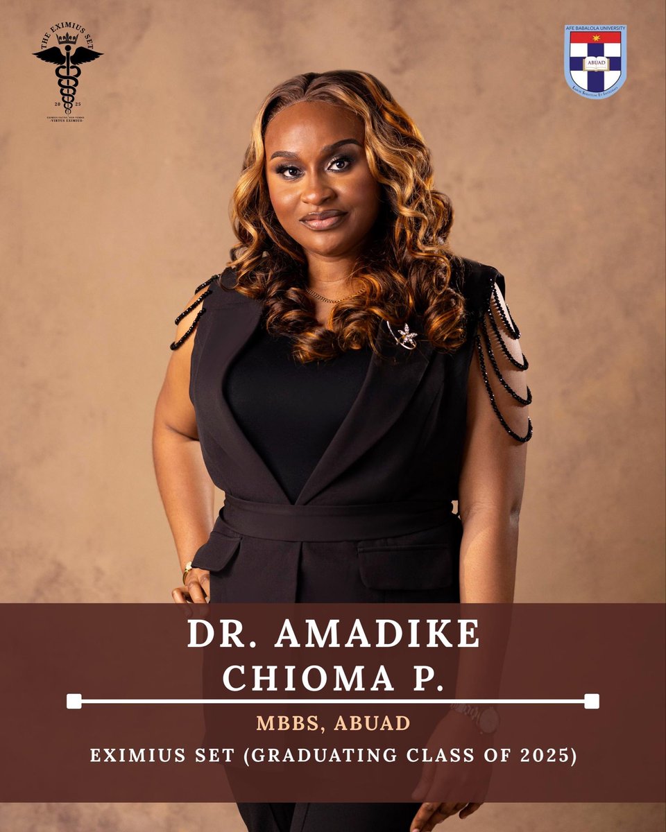 Chayomaaa's tweet photo. Allow me to Reintroduce myself🤭.
It’s Dr Chioma from now on🥰. https://t.co/M0DFibBG9b