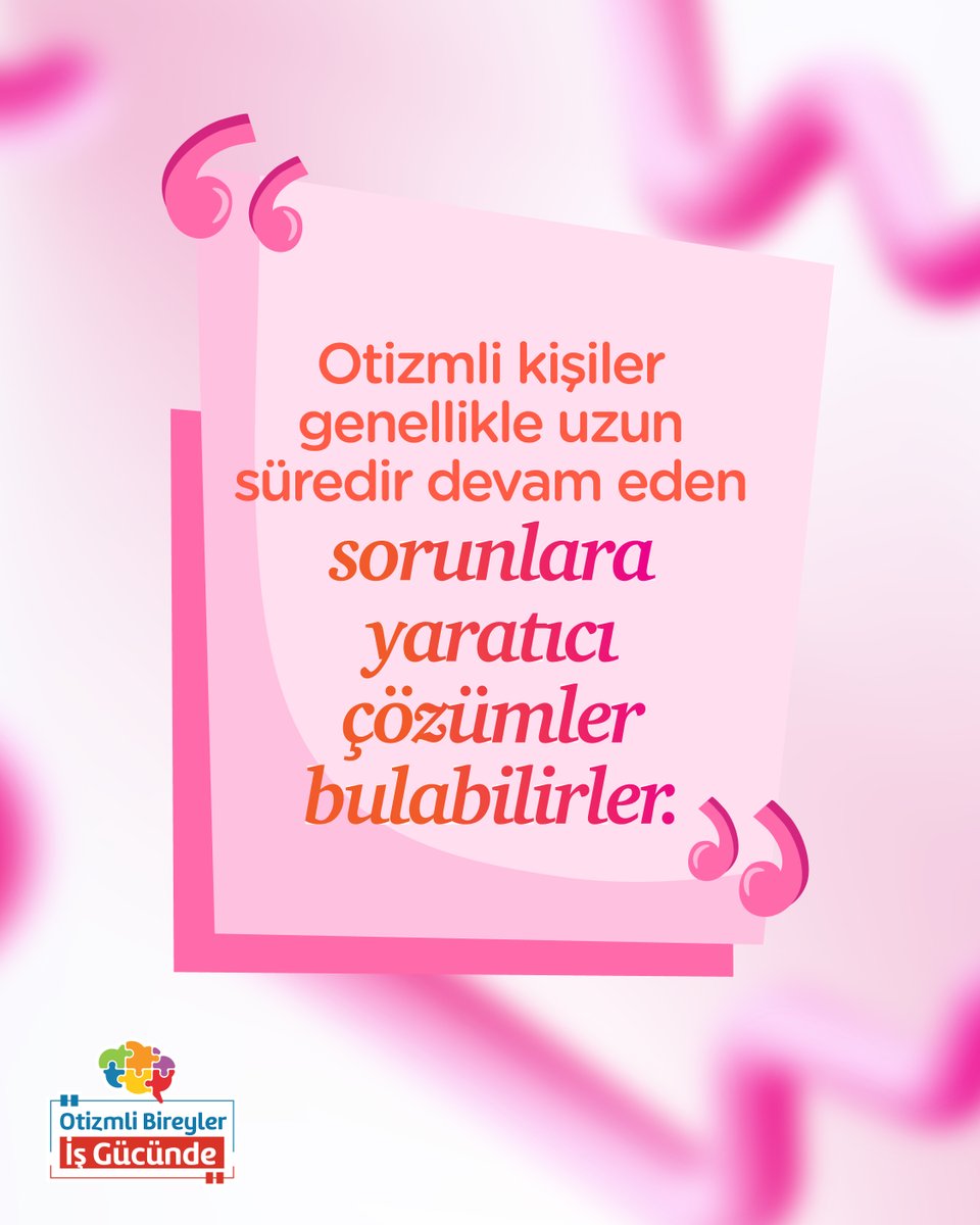 Otizmli bireyler, farklı bakış açıları ve yaratıcı çözümleriyle iş gücünüze büyük katkı sağlar. Alışılmadık düşünme biçimleri ve dikkatli iş yapma becerileri, ekiplerinizi daha verimli kılabilir. Otizmlilere iş fırsatı verin, farkı hissedin! 🌟

Detaylar: otizmlibireylerisgucunde.com/is-modelimiz/