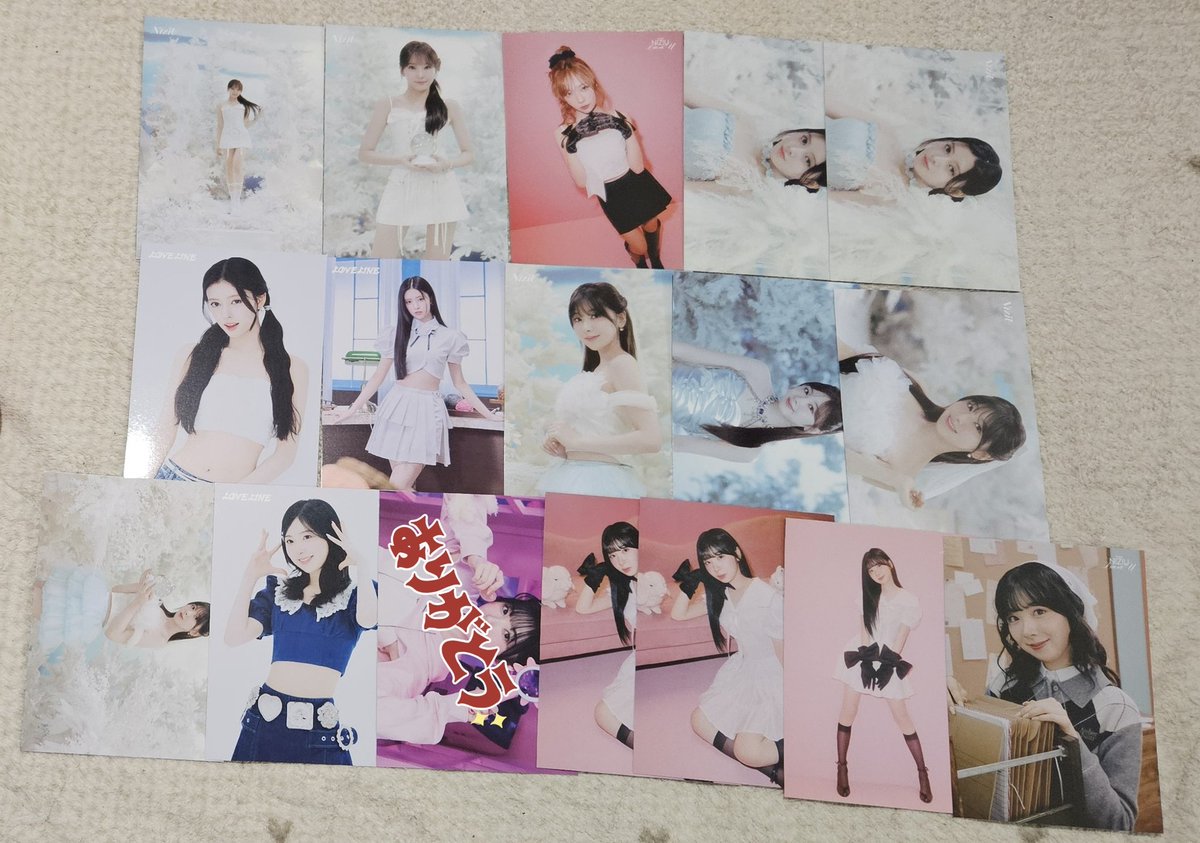 NiziU ラントレ 交換 譲▶︎1枚目～7枚目 求▶︎8枚目～13枚目(💕の