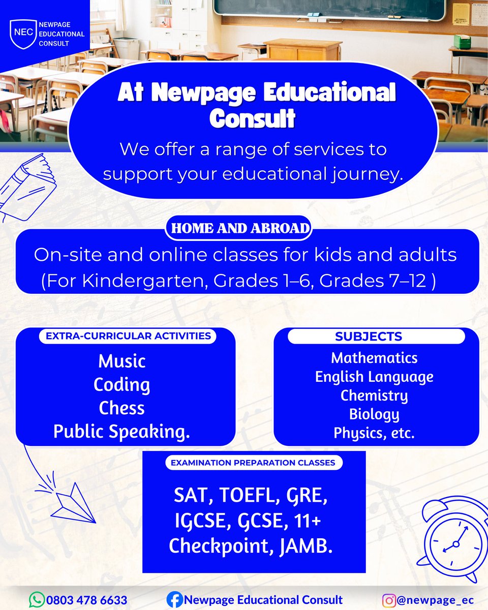 heed1's tweet image. Educational support, wherever you are. For home and abroad, kids and adults. Explore our range of services. At Newpage Educational Consult your educational journey is supported.