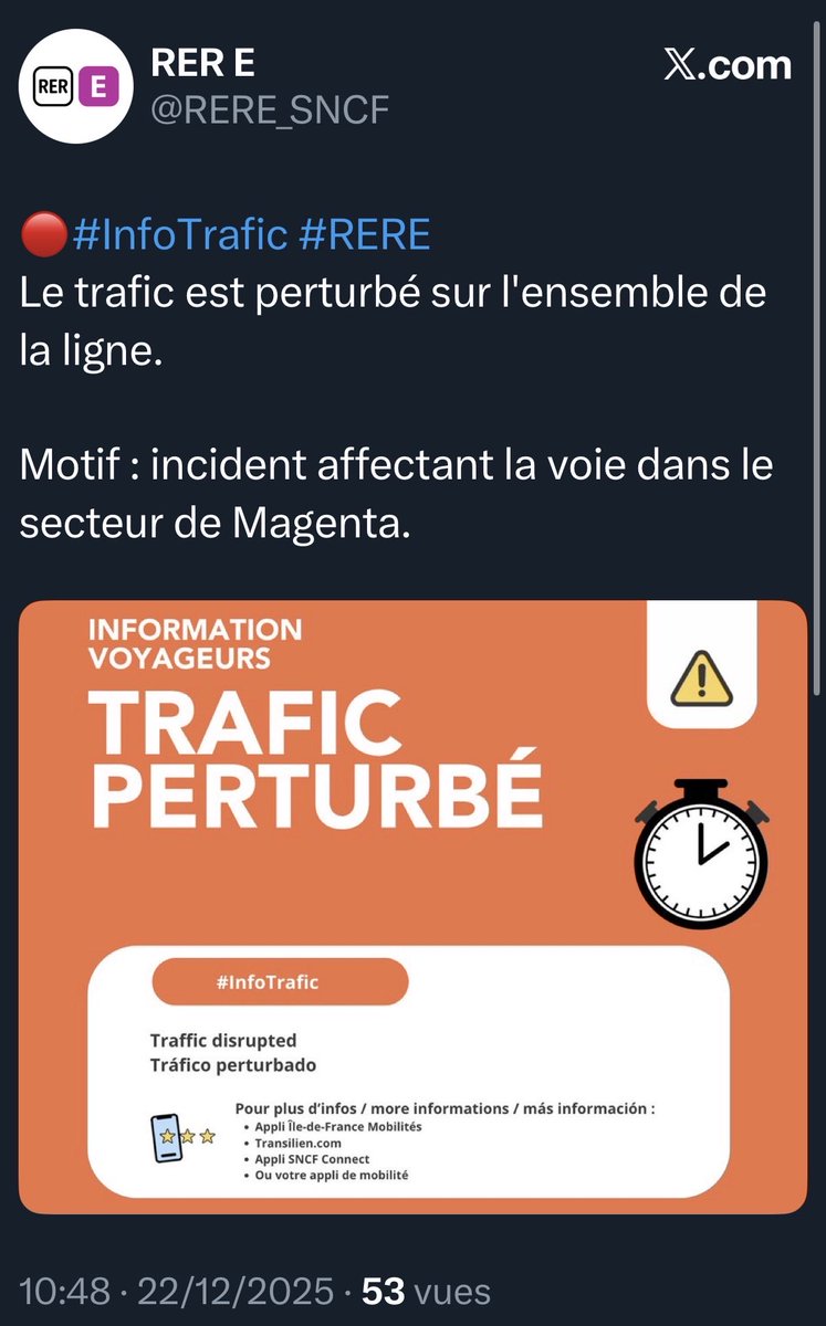 STOP GALÈRE : Transports IDF tweet media