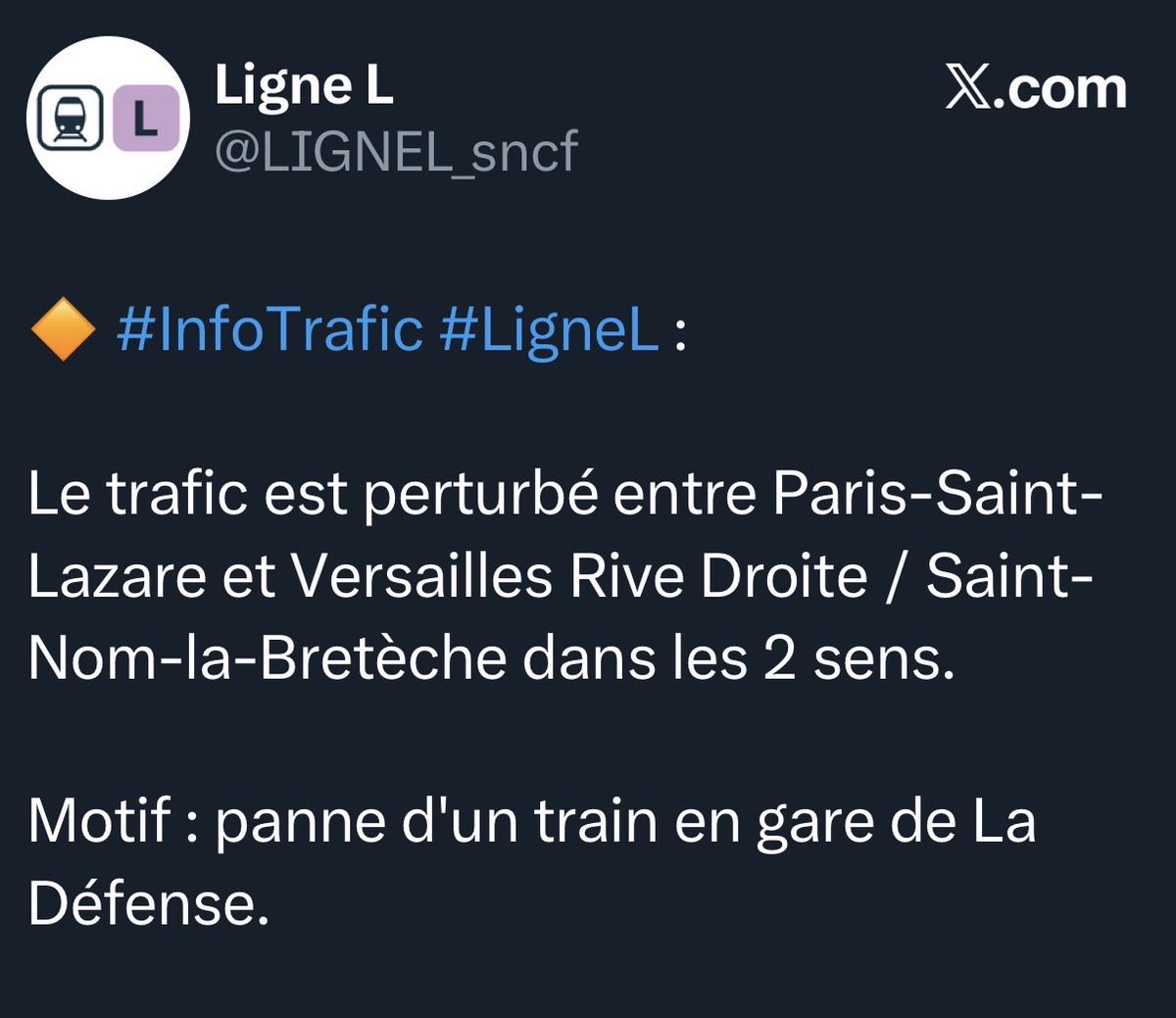 STOP GALÈRE : Transports IDF tweet media