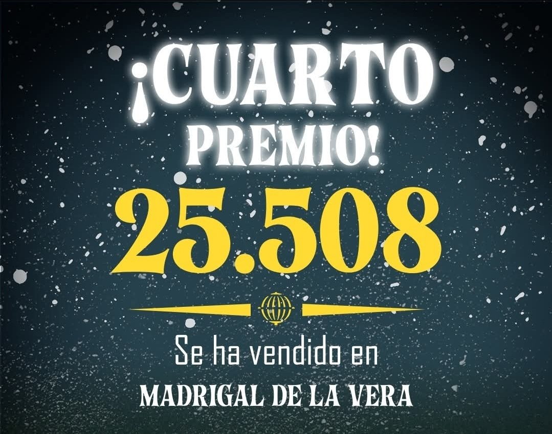FUTBOLEANDOFM's tweet image. 2° CUARTO PREMIO ha salpicado a Madrigal de la Vera.
