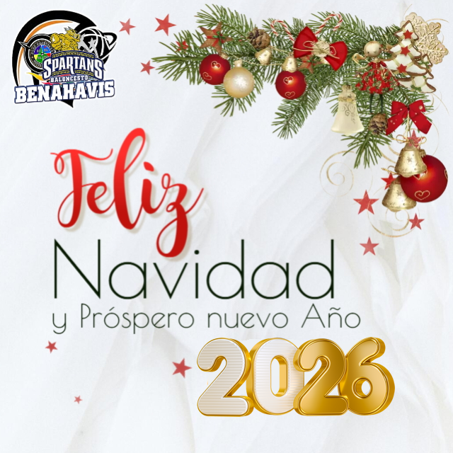 🎉🎄😍💝 🏀⛹ El CB Benahavis Costa del Sol desea a toda su gran Familia de Amigos, Directivos, Patrocinadores, Aficionados y Seguidores unas muy Felices Fiestas de Navidad y un Próspero Año 2026, lleno de Paz, Amor, Solidaridad, Respeto, Humildad, Salud, y Felicidad. 🥰🤗🎄