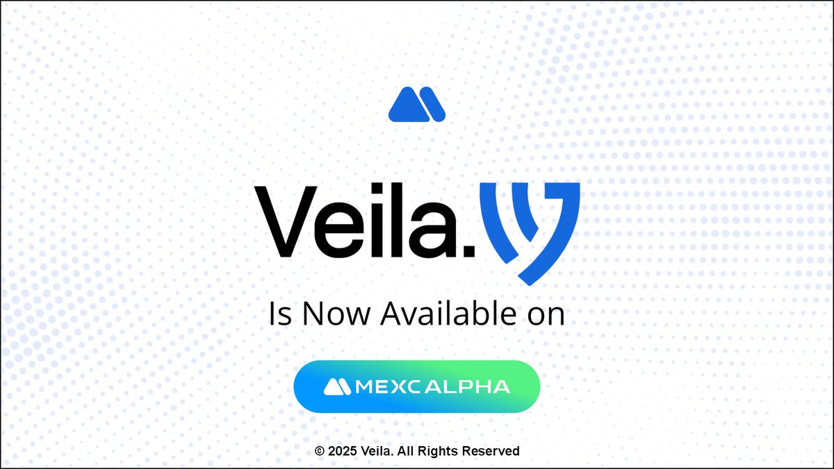 $VEILA is now available on MEXC Alpha.
mexc.fm/dex/trade?pair…