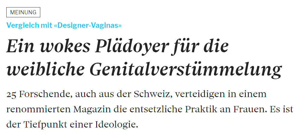 Jeden Tag (!) sind 12.000 Mädchen von Genitalverstümmelung bedroht, mehr als 230 Millionen (!) heute lebende Mädchen und Frauen haben #Genitalverstümmelung erlitten. Diese Zahlen meldet <a href="/UNICEF/">UNICEF</a>.

Bis 2030 wollen die <a href="/UN/">United Nations</a> diese grausame "Tradition" beenden – doch eine westliche