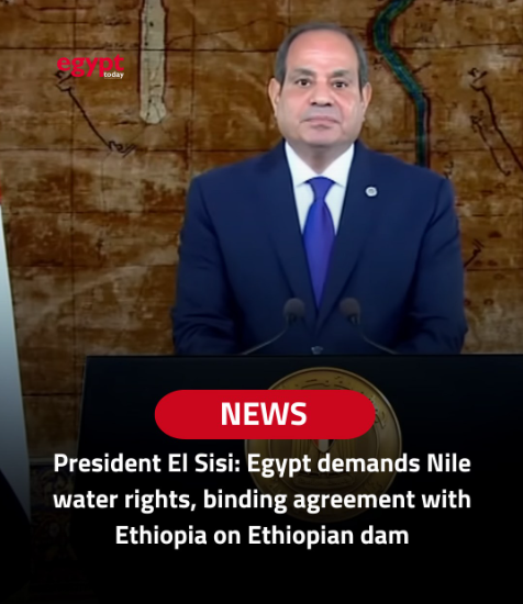 Chakham_Analyst's tweet photo. Egypt calls #GERD "unilateral," and demands a binding agreement??  But who is really reconfiguring the Nile unilaterally?
Cairo is pumping 5.5B cubic meters of Nile water out of the river basin and into the Sahara for the Toshka Project. This isn’t "water security", it’s hydrological malpractice.
While Ethiopia built a dam to provide clean energy for 135M people (returning water to the river), Egypt is "greening the desert" where 15mm/day of evaporation turns the Nile into a mirage. 
The double standard must be over. No binding agreement on the GERD until Egypt subjects its desert diversions to the same rules!! Egypt cannot demand a "binding agreement" for a dam that saves water while it unilaterally bleeds the river dry in the Sahara