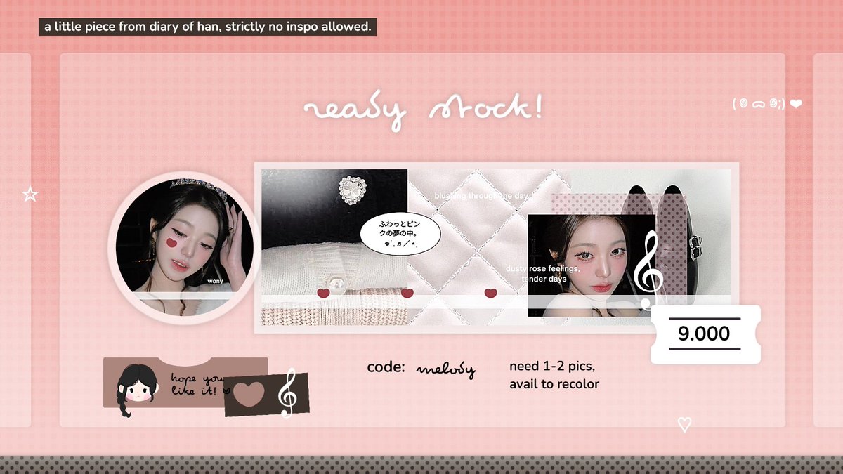 diary__of__han's tweet image. help repost pwease, thank you! 🌀📑🥢

halooo, aku punya 4 layout ready stock serba wonyoung dengan harga masing masing tertera pada gambar yang bisa kalian jemput sekarang 3____; ❤️ kalau berminat bisa hubungi aku melalui dm yaaa, jangan lupa @ after dm, makaciw! 💭👀 #zonauang