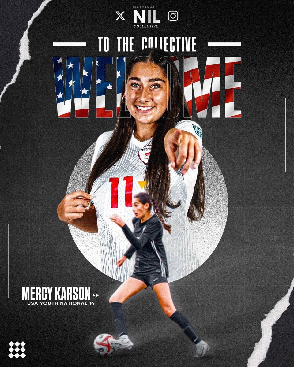 NationalNIL_'s tweet photo. National NIL Collective welcomes Mercy Karson of Mustang SC and Carondelet High| previous U.S. Youth National U15 Team | 

Mercy continues to strengthen her support team while testing in the top 1–7% of NCAA Division I female athletes in how quickly she sees and processes. https://t.co/l2sXpKZ6Q8