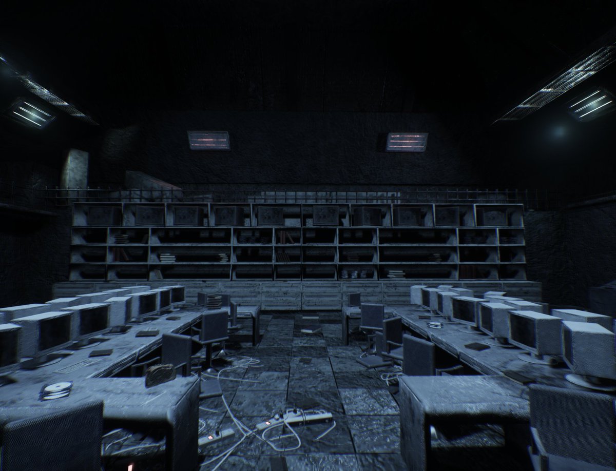 clyraze's tweet photo. This project represents an abandoned industrial control room, inspired by Chernobyl.
The environment focuses on atmosphere, decay and silence.A space once full of activity, now frozen in time.

#b3d #madewithsubstance #blender #substancepainter #unrealengine