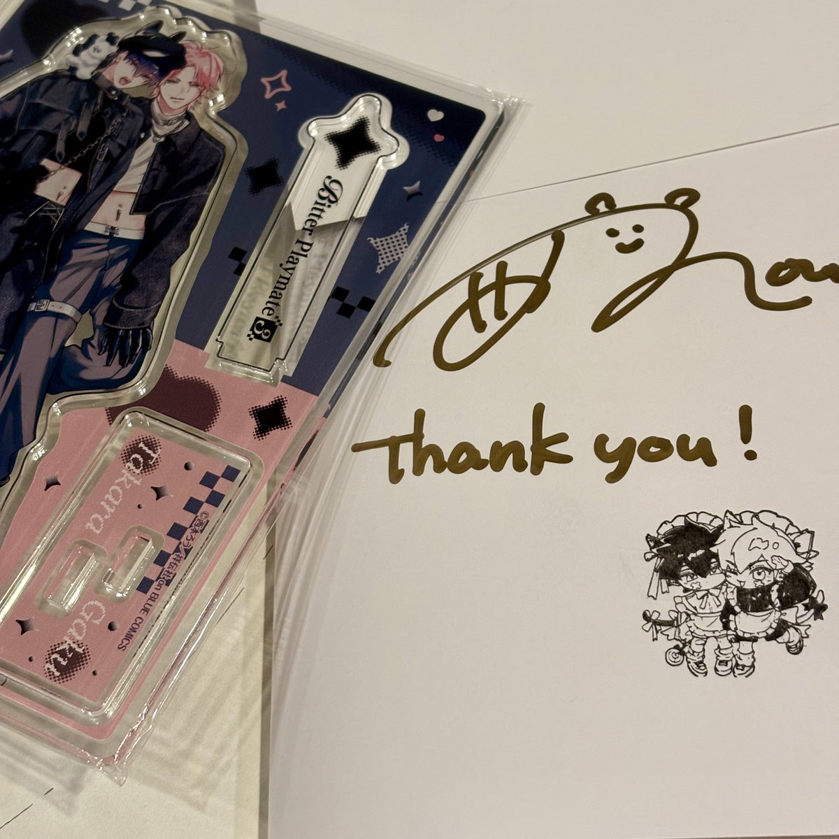 ビタープレイメイト 西本ろう 直筆サイン入り カフェ アクリルアートボード ビタープレイメイト コミック 全2巻セット (祥伝社) | 西本ろう |本