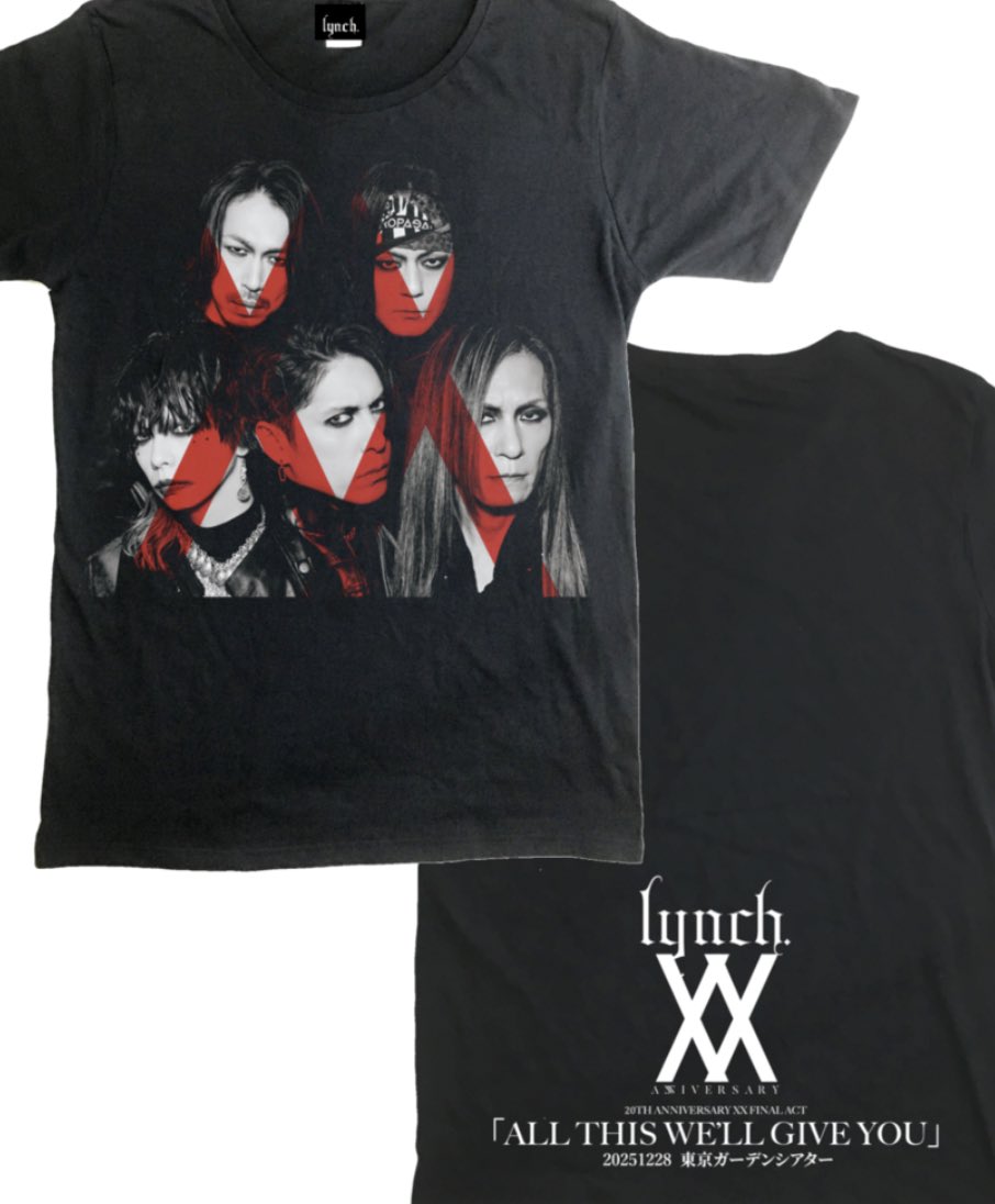 lynch. Tシャツ グッズ lynch. official web shop past product