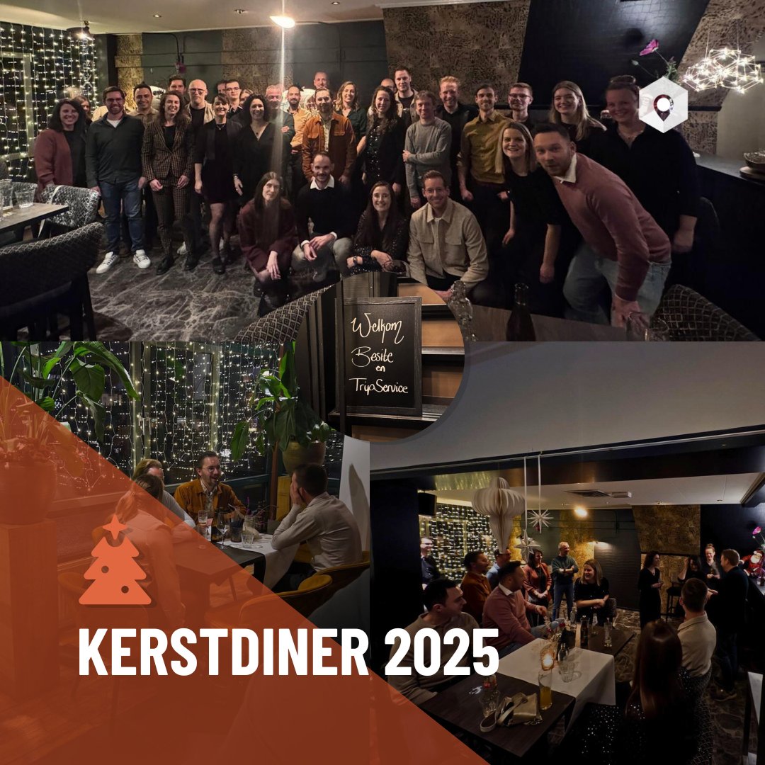 𝗞𝗲𝗿𝘀𝘁𝗱𝗶𝗻𝗲𝗿 𝟮𝟬𝟮𝟱🎄
Vrijdag kwamen we met collega’s, hun partners, stagiairs en flexmedewerkers samen. Een persoonlijke speech van Jurgen bracht even stilte, daarna volgden gelach, goed eten en mooie gesprekken. 
#kerst #Besite #TripService #gezelligheid