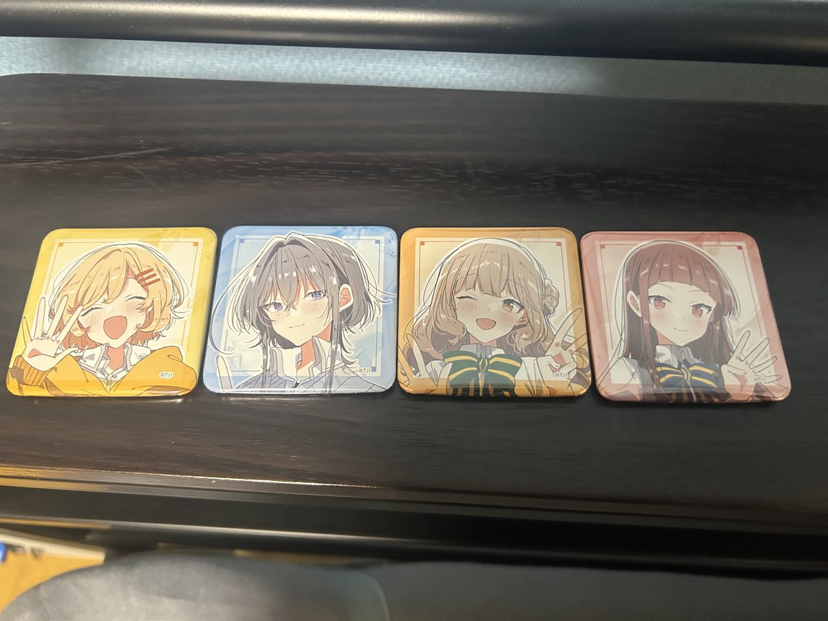 今日の戦利品② ささ恋トレーディングスクエア缶バッジ 本当はひま