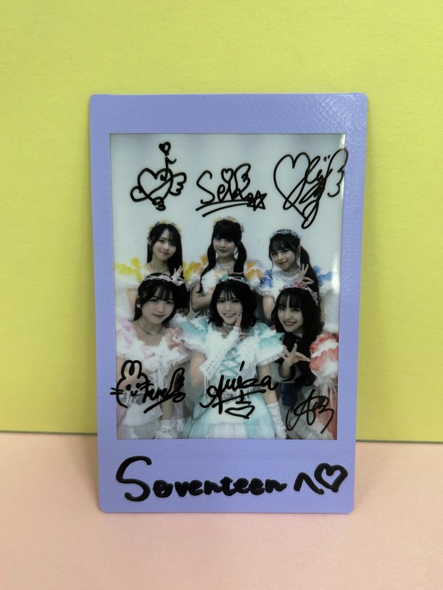 セブチ サイン入りチェキ ディエイト マーシュ彩 Seventeen 直筆サイン入りチェキ 【公式通販】