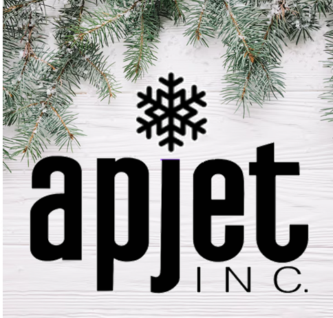 ApjetInc's tweet photo. Happy Holidays from all of us at APJeT!
We thank you for your support and look forward to a successful new year together! https://t.co/Rm8MNm6vJD