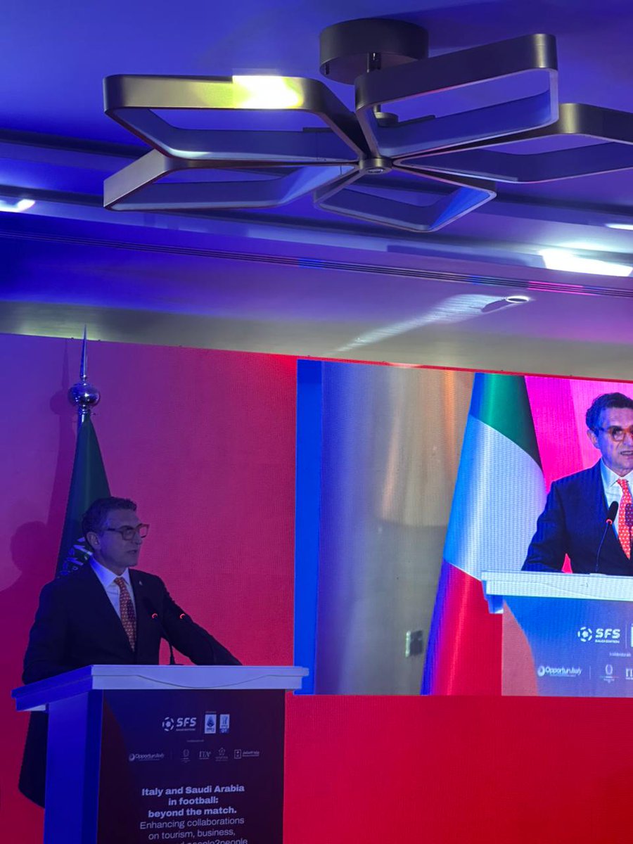 قمة كرة القدم الاجتماعية السعودية الإيطالية ترسخ شراكات الاستثمار في اقتصاد الرياضة

alriyadh.com/2166679
#جريدة_الرياض

متابعة - <a href="/roaa6789/">رؤى مصطفى 🇸🇦🕊️</a>