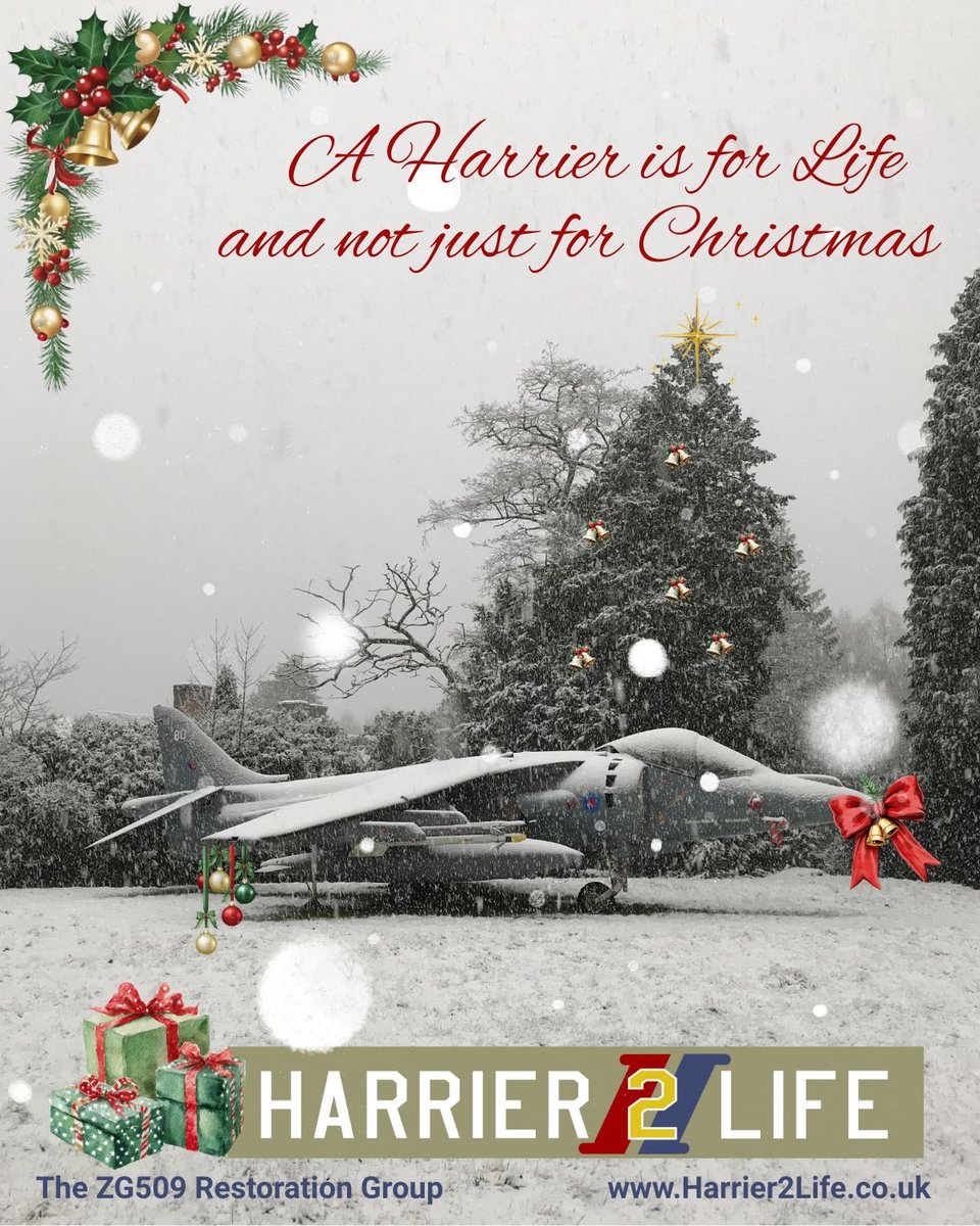 Here’s wishing everyone a Merry Christmas as 2025 draws to a close and 2026 beckons. Lots will be happening, support will be essential across this project, and I look forward to sharing news and developments as they happen.

harrier2life.co.uk