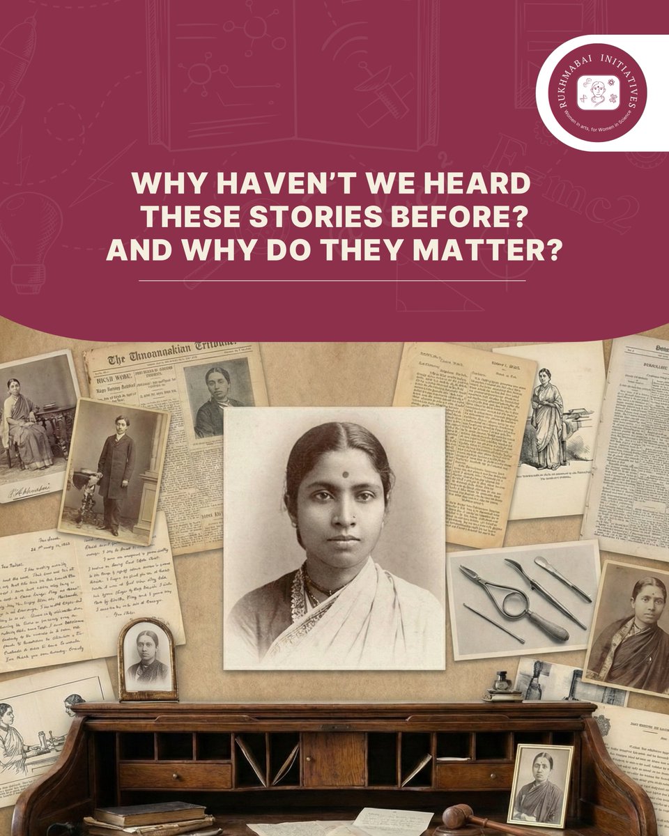 Rukhmabai101's tweet image. The Rukhmabai Calendar 2026 sits on your desk, bringing the stories of Indian women in STEM into everyday conversations at home, work, and classrooms.

👉 Order your copy now. Start better conversations.
rukhmabai.com/rukhmabai-cale… 

#RukhmabaiCalendar2026 #WomenInSTEM