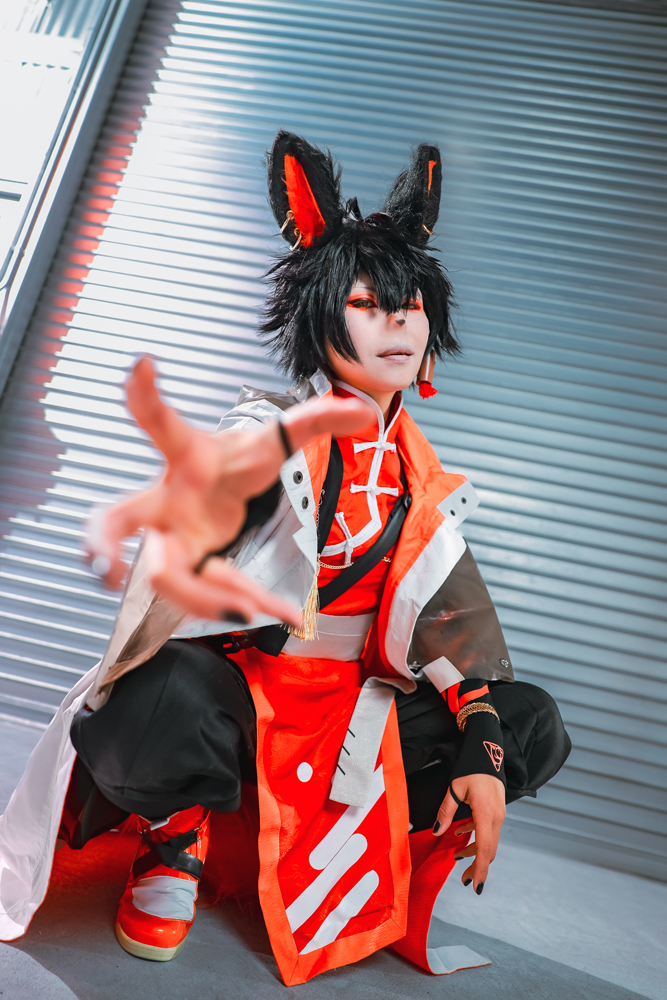 【コスプレ注意】
アークナイツ/明日方舟/ア
※加工で鼻を消してます。
📷...なくるここさん　<a href="/nakru_koko_/">なくるここ📸</a> 
かっこよく撮影いただきました、有難うございました☺
#1129性別の壁を越えろアクナイ異性装併せ