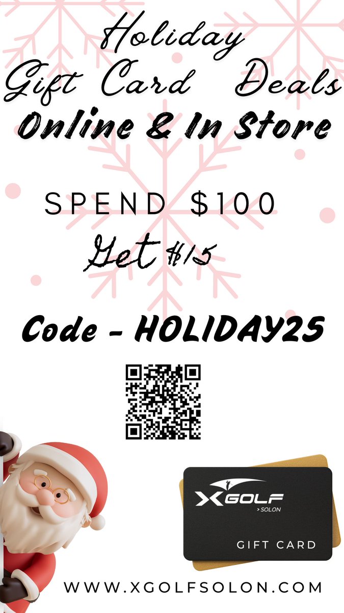 xgolfsolon1's tweet photo. Looking for a last-minute gift? 🎁 Give the gift of premium golf practice at X-Golf! Perfect for any golf lover. Who will you surprise today? ⛳✨ #GolfGifts #LastMinuteGifts https://t.co/DTzfDWhgRq