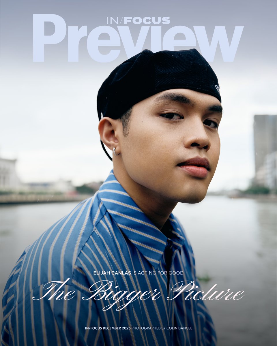 “There’s a higher purpose with everything we do,” #ElijahCanlas. Having quit show business once, the actor now sees the bigger picture, wielding his craft and platform as forces for good.

Read the full #PreviewInFocus feature: preview.ph/culture/entert…