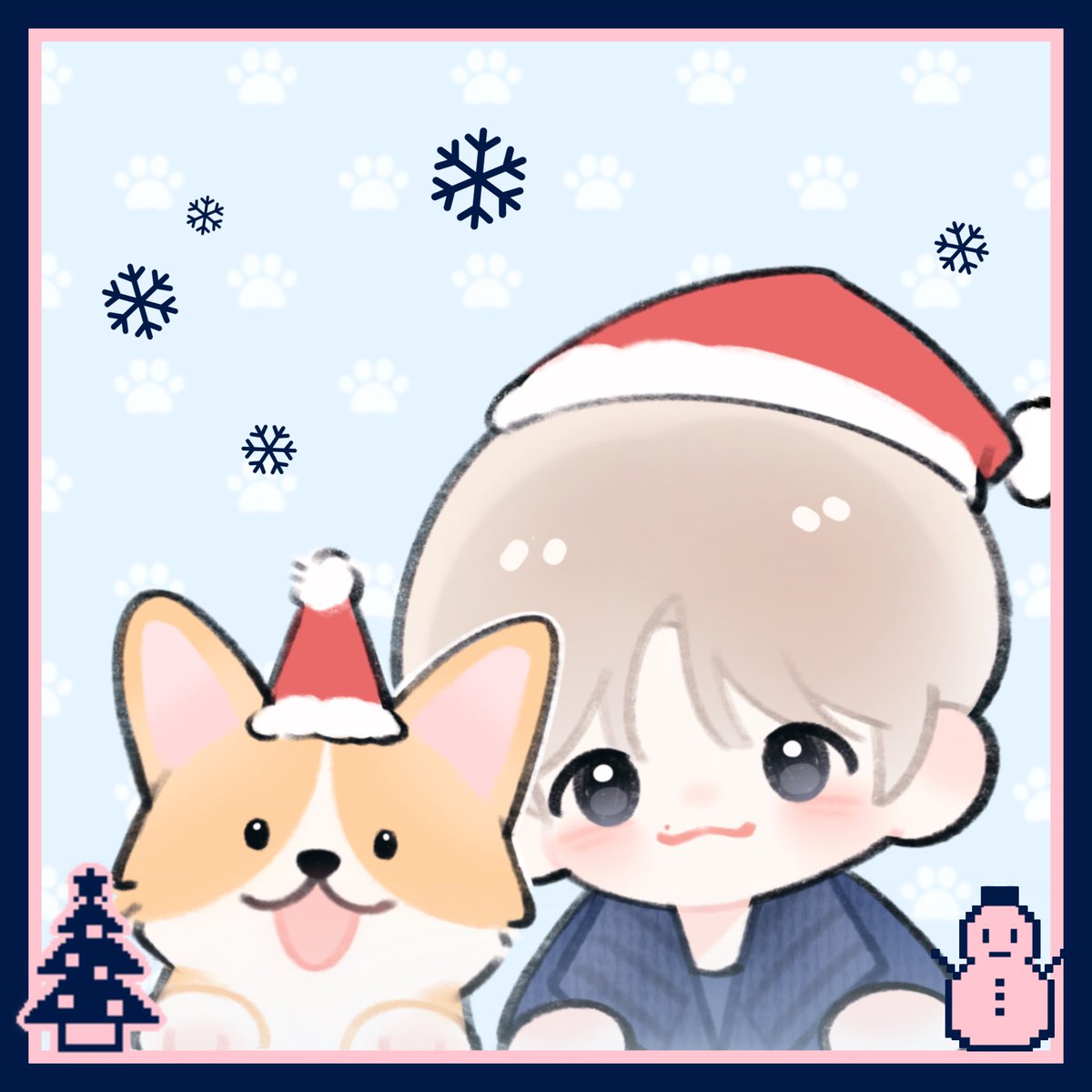Ooyxyi's tweet photo. 🎄🐶&amp;🐶🎄✨
#백현 #BAEKHYUN https://t.co/EwJIxwRvgF