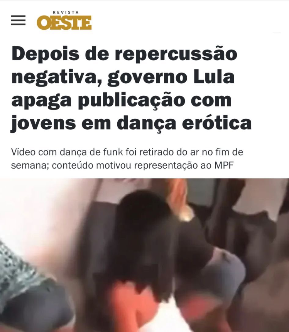 andrefernm's tweet image. Mais uma publicação extremamente infeliz excluída, mas o post serviu pra saber como o governo Lula enxerga os próprios brasileiros.
