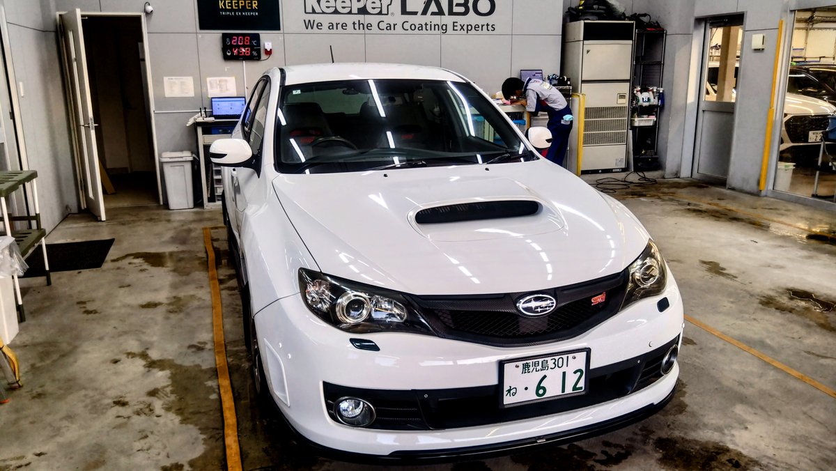 K_Masuyan's tweet photo. 無事に愛機が戻って来まして
年末なのでコーティング洗車
綺麗になりました。

#grb
#GRB
#subaruwrxsti
#subienation
#hatchgang
#hatchback
#regamaster
#sti
#STI
#impreza
#subaru
#wrxsti
#wrxhatch
#HKS
#superturbomuffler https://t.co/vofoSu8xp8