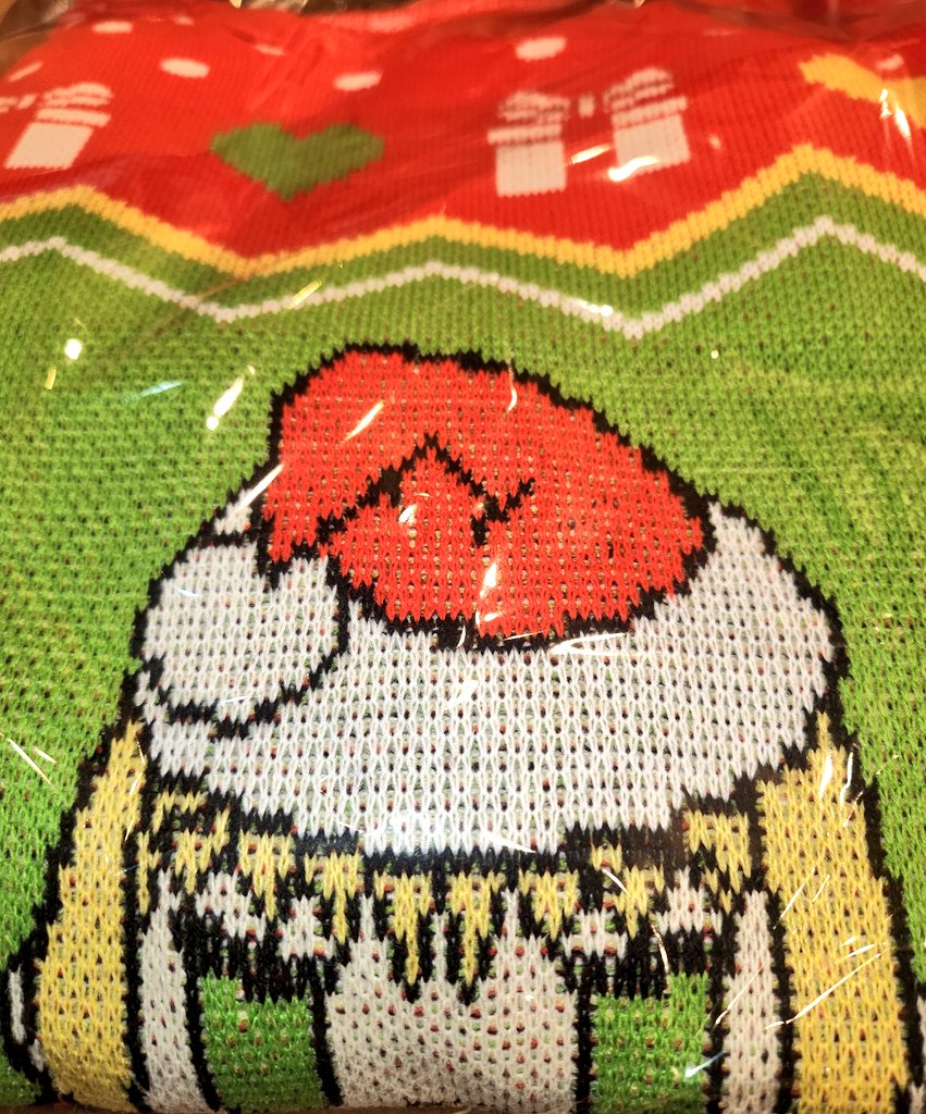 ワダアルコ展のネロちゃまクリスマスセーターがクリスマス前に届いた！