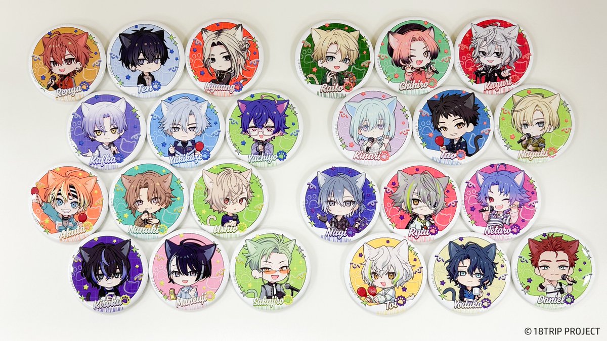 アニメイトオンラインで予約受付中！ 18TRIP 缶バッジ 【まねきねこ