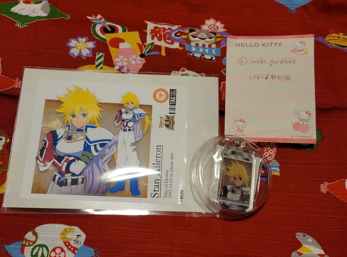 交換・譲渡】 テイルズ ラベル缶 自販機 ステッカー アクキー 譲