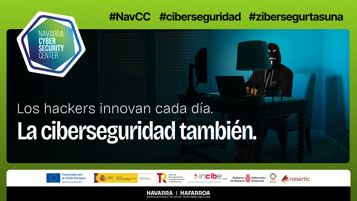 Los hackers innovan cada día. La ciberseguridad también.
Adaptarse, actualizarse y prevenir es la clave para mantenerse un paso adelante en un entorno digital que no se detiene.

<a href="/INCIBE/">INCIBE</a> <a href="/digitalento_na/">Digitalento Navarra / Nafarroa</a> #NextGenerationEU #PlanDeRecuperacion #ciberseguridad #cybersecurity