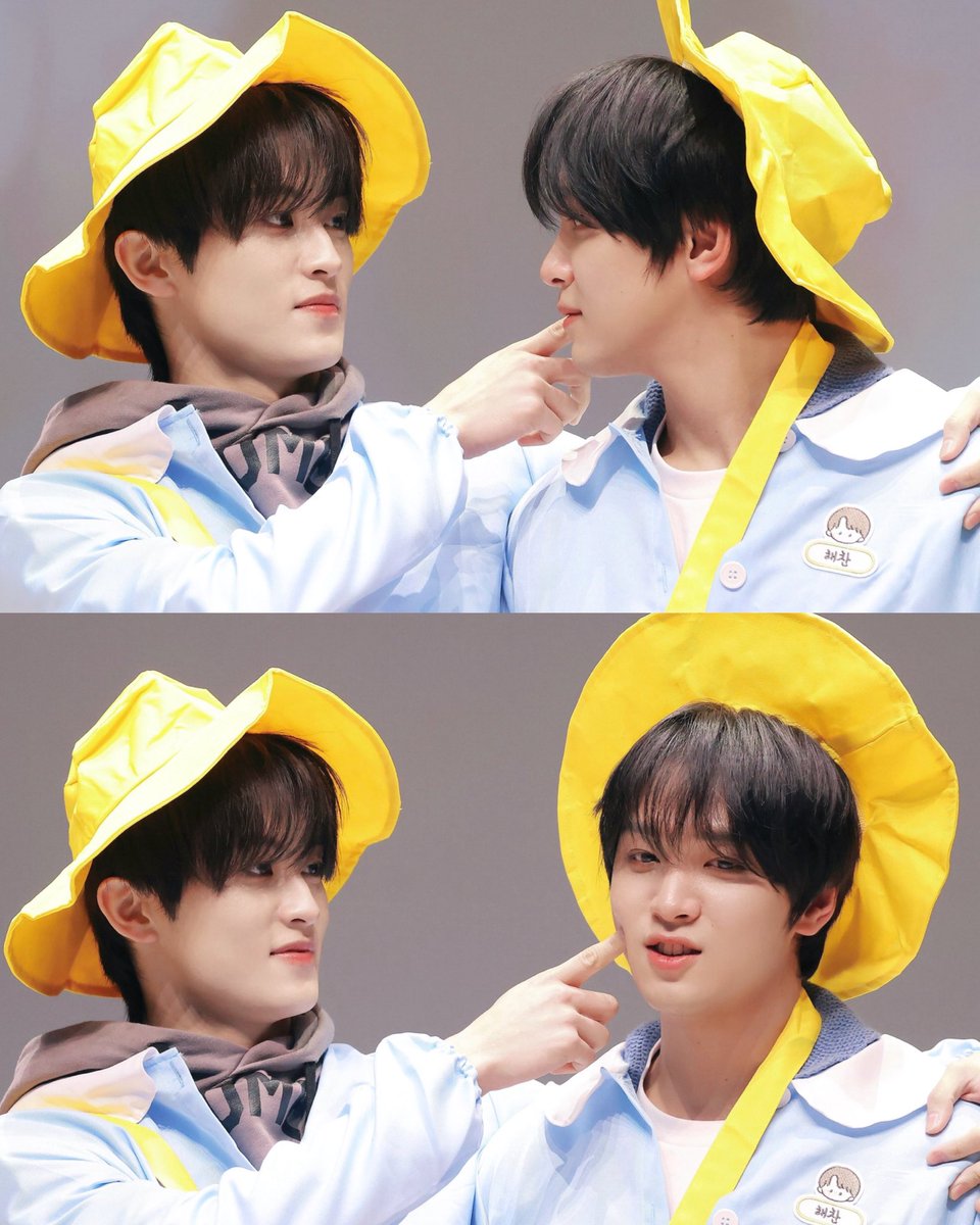 haechan fondly staring at mark and mark’s small smile while poking haech’s cheek…… i think they’re in l*ve.